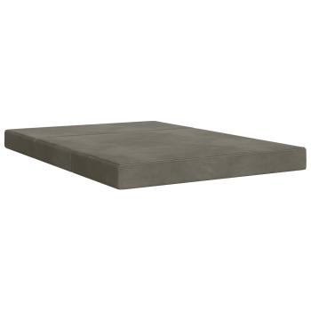 Klappsofa Bett 120 x 67 x 45 cm Hellgrau