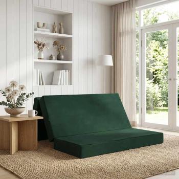 ARDEBO.de - Klappsofa Bett 120 x 67 x 45 cm Dunkelgrün