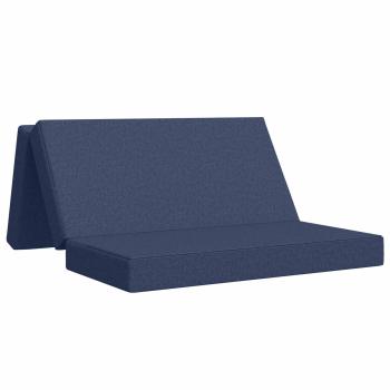 Klappsofa Bett 140 x 67 x 45 cm Blau