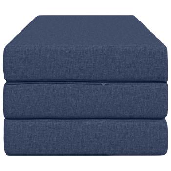 Klappsofa Bett 140 x 67 x 45 cm Blau