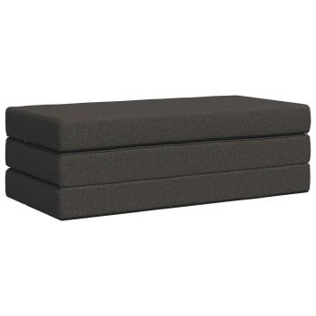 Klappsofa Bett 160 x 67 x 45 cm Dunkelgrau