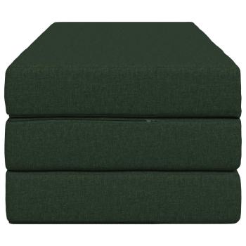 Klappsofa Bett 160 x 67 x 45 cm Dunkelgrün