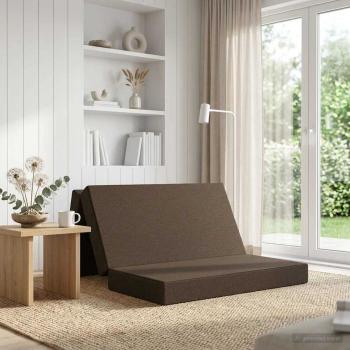 ARDEBO.de - Klappsofa Bett 160 x 67 x 45 cm Taupe