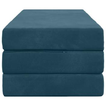 Klappsofa Bett 160 x 67 x 45 cm Blau