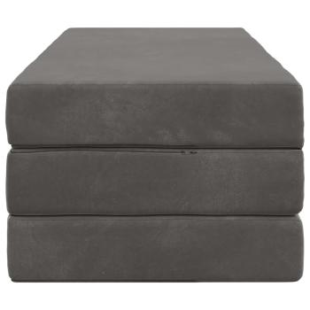Klappsofa Bett 160 x 67 x 45 cm Dunkelgrau