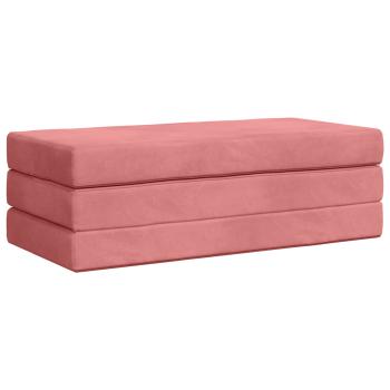 Klappsofa Bett 160 x 67 x 45 cm Rosa