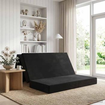 ARDEBO.de - Klappsofa Bett 160 x 67 x 45 cm Schwarz
