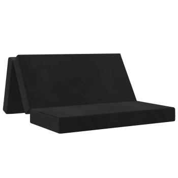 Klappsofa Bett 160 x 67 x 45 cm Schwarz