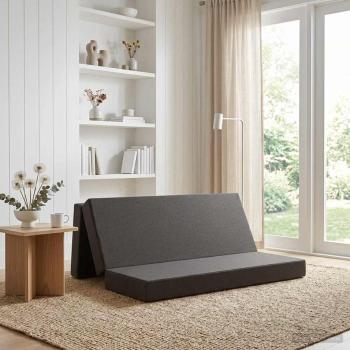 ARDEBO.de - Klappsofa Bett 180 x 67 x 45 cm Dunkelgrau