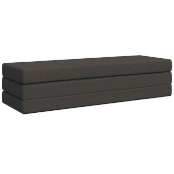 Klappsofa Bett 180 x 67 x 45 cm Dunkelgrau