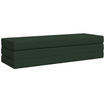 Klappsofa Bett 180 x 67 x 45 cm Dunkelgrün