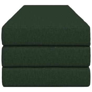 Klappsofa Bett 180 x 67 x 45 cm Dunkelgrün