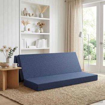 ARDEBO.de - Klappsofa Bett 180 x 67 x 45 cm Blau