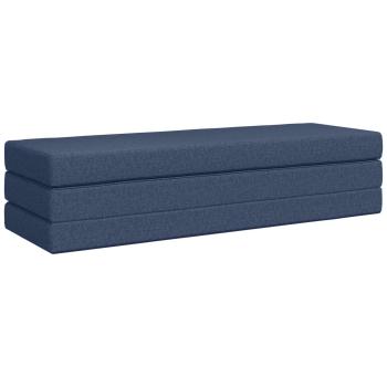 Klappsofa Bett 180 x 67 x 45 cm Blau