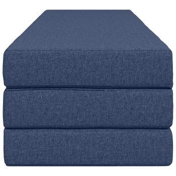 Klappsofa Bett 180 x 67 x 45 cm Blau