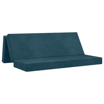 Klappsofa Bett 180 x 67 x 45 cm Blau
