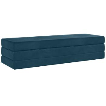 Klappsofa Bett 180 x 67 x 45 cm Blau