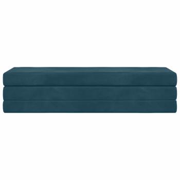 Klappsofa Bett 180 x 67 x 45 cm Blau
