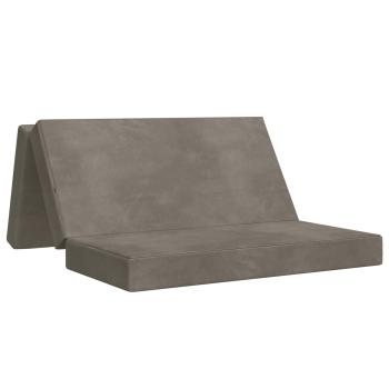 Klappsofa Bett 180 x 67 x 45 cm Hellgrau