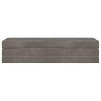 Klappsofa Bett 180 x 67 x 45 cm Hellgrau