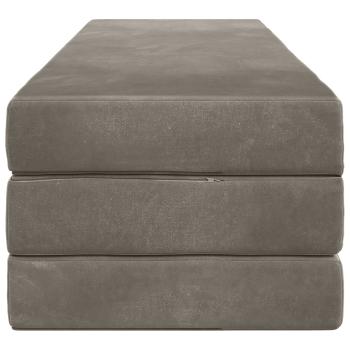 Klappsofa Bett 180 x 67 x 45 cm Hellgrau