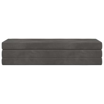 Klappsofa Bett 180 x 67 x 45 cm Dunkelgrau