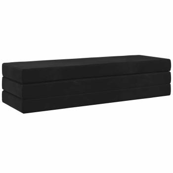 Klappsofa Bett 180 x 67 x 45 cm Schwarz