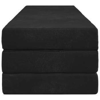 Klappsofa Bett 180 x 67 x 45 cm Schwarz