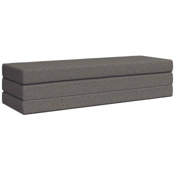 Klappsofa Bett 200 x 67 x 45 cm Hellgrau