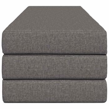 Klappsofa Bett 200 x 67 x 45 cm Hellgrau