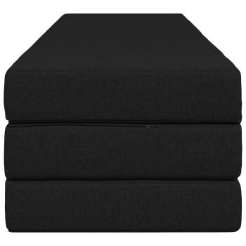 Klappsofa Bett 200 x 67 x 45 cm Schwarz