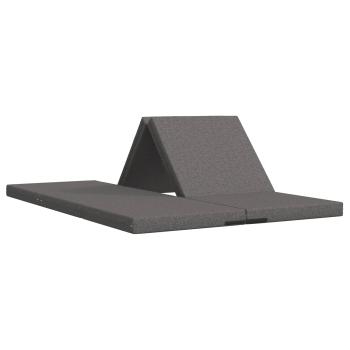 Klappsofa Bett 140 x 67 x 15 cm Hellgrau