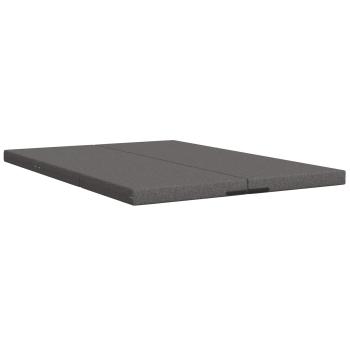 Klappsofa Bett 140 x 67 x 15 cm Hellgrau