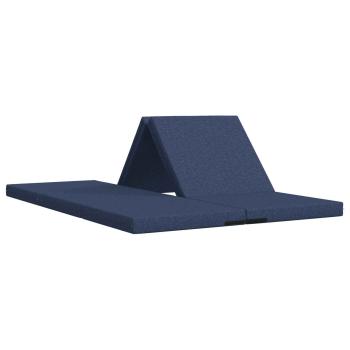 Klappsofa Bett 140 x 67 x 15 cm Blau