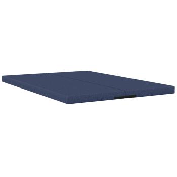 Klappsofa Bett 140 x 67 x 15 cm Blau
