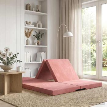ARDEBO.de - Klappsofa Bett 70 x 67 x 48 cm Rosa