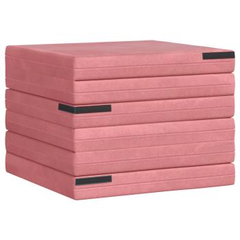 Klappsofa Bett 70 x 67 x 48 cm Rosa