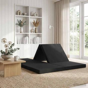 ARDEBO.de - Klappsofa Bett 140 x 67 x 15 cm Schwarz