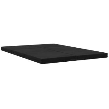 Klappsofa Bett 140 x 67 x 15 cm Schwarz