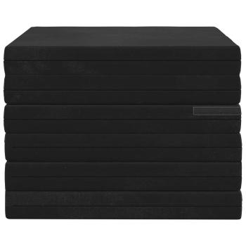 Klappsofa Bett 140 x 67 x 15 cm Schwarz