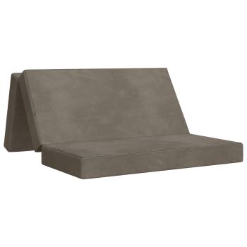 Klappsofa Bett 160 x 67 x 45 cm Hellgrau