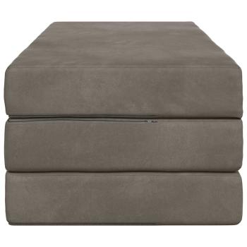 Klappsofa Bett 160 x 67 x 45 cm Hellgrau