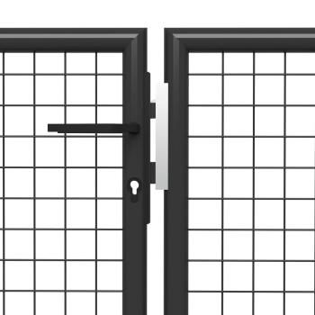 Gartentor Stahl 500×100 cm Anthrazit