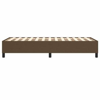 Boxspringbettgestell Dunkelbraun 100x200 cm Stoff
