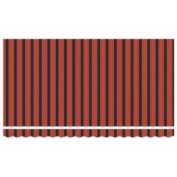 Einziehbare Markise Orange 350 x 200 cm Stoff