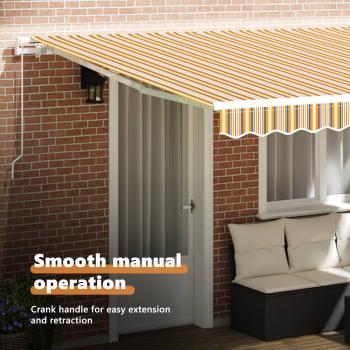 Markise Mehrfarbig 450 x 350 x 165 cm Polyester