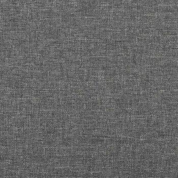 Fußhocker Hellgrau 45x29,5x35 cm Stoff