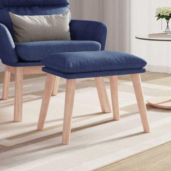ARDEBO.de - Fußhocker Blau 45x29,5x35 cm Stoff