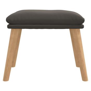 Fußhocker Dunkelgrau 45x29,5x35 cm Samt