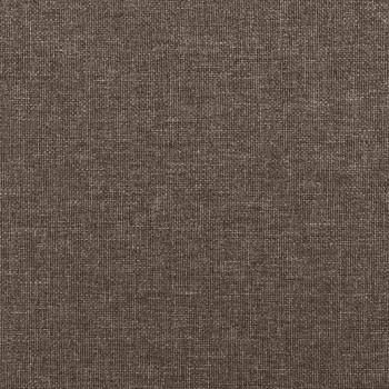 Fußhocker Taupe 45x29,5x35 cm Stoff
